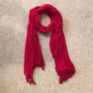 Hollister hot pink scarf